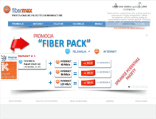 Tablet Screenshot of fibermax.net.pl